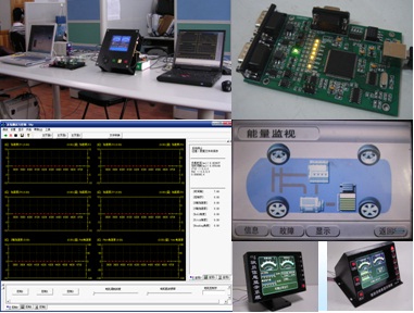 Electronically controlled developing system used in vehicle