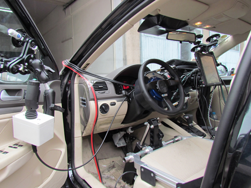 Test platform for high-speed vehicle intelligent assistance driving systems